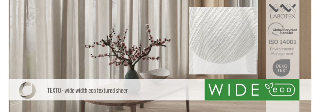 Hertex Texto Fabric in Moon